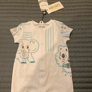 Kenzo Paris baby romper shorts